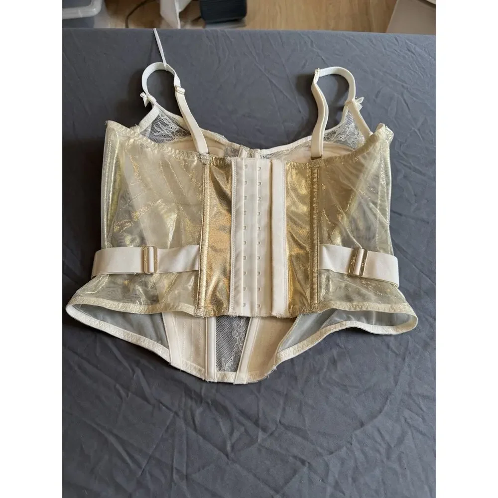 Honey Birdette, Marilyn, Bustier, Ivory. Size‎ 36D ￼